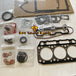 For Yanmar engine parts 3T75 3T75U Full gasket set with cylinder head gasket