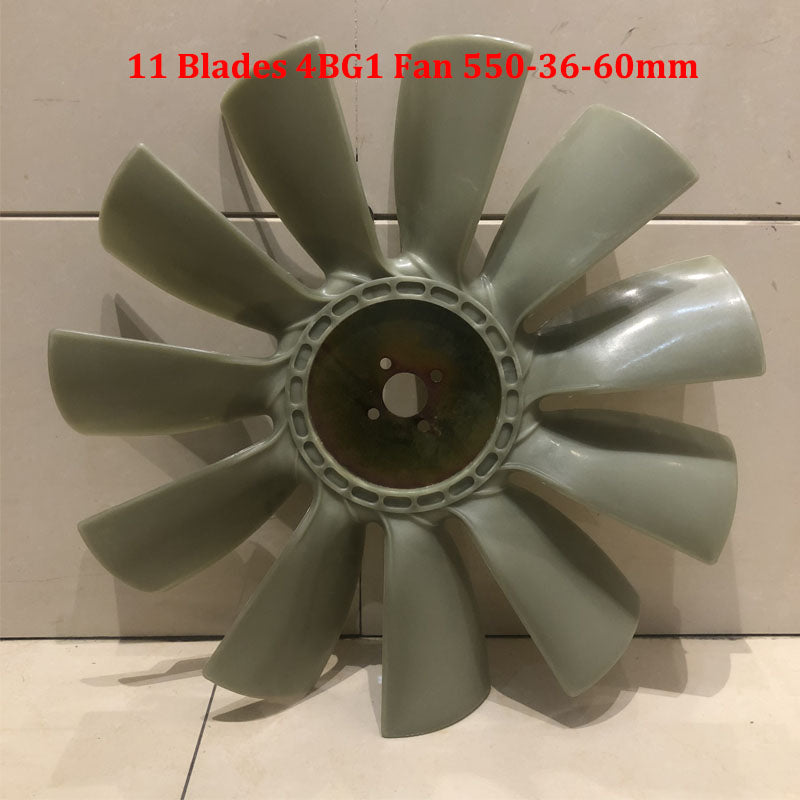 11 Blades 4BG1 Diesel Engine Cooling Fan Blade 8-97161599-0 FITS KOBELCO SK120-611 Blades 4BG1 Diesel Engine Cooling Fan Blade 8-97161599-0 FITS KOBELCO SK120-6