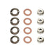 4PCS Injector Seal Kit With Heat Shield 19077-53650 Compatible for Kubota Engine D722 D905 D1005 D1105 V1505 V3300 V3600