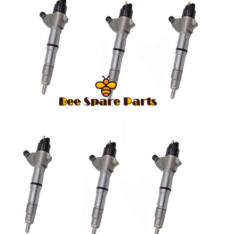 6PCS 0445120224 Auto Engine Injector Nozzle Set 0 445 120 224 for Weichai WD10
