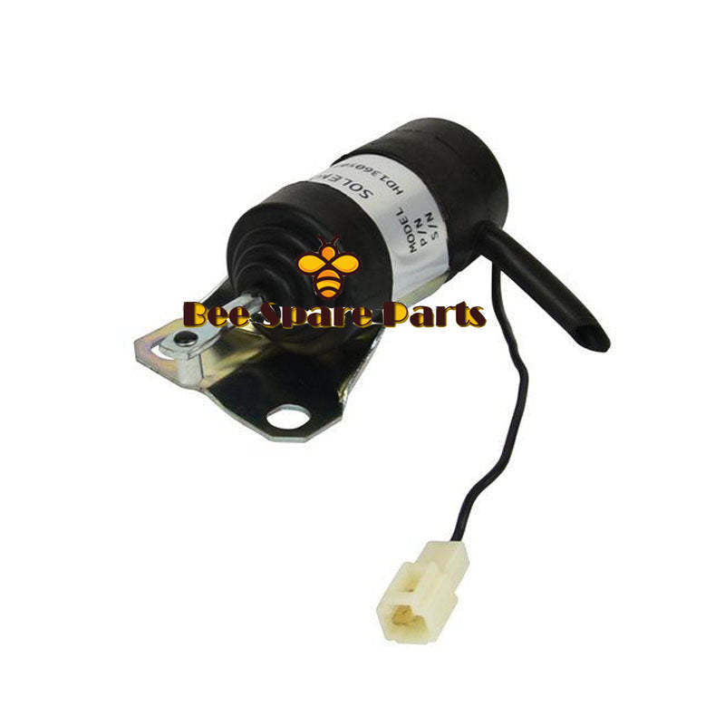 12V Fuel Shut Off Solenoid 6655120 For Bobcat B300 BL370 BL470 BL475 BL570 BL575