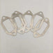 6PCS Engine Part Exhaust Pipe Pad 612630110710 For WEICHAI WP12 WP13