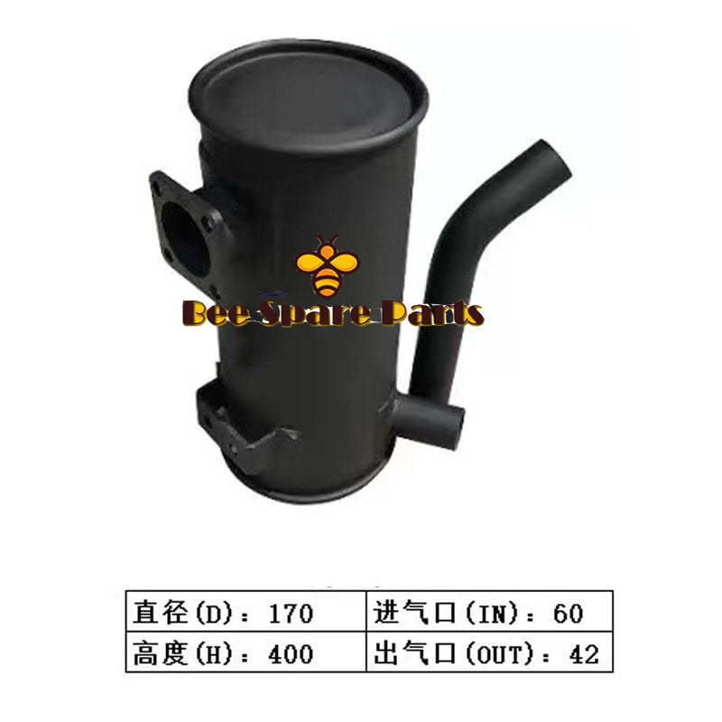 Muffler Silencer for Yanmar Excavator VIO75