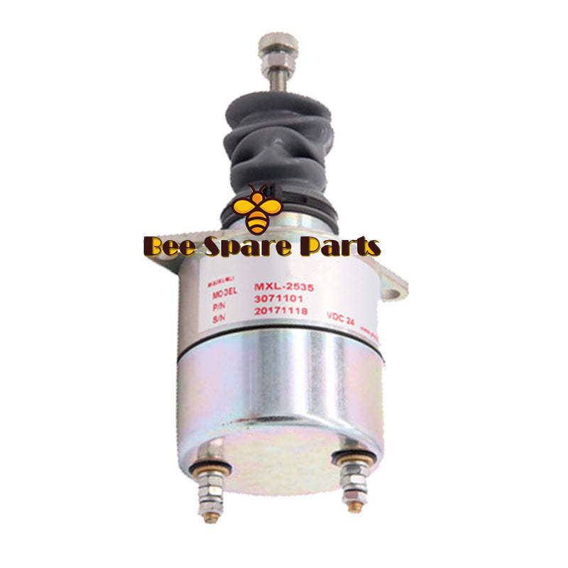 24V Fuel Shut Down Solenoid Valve SA-1637-24 307-1101 Compatible with Excavator Disel Engine Parts