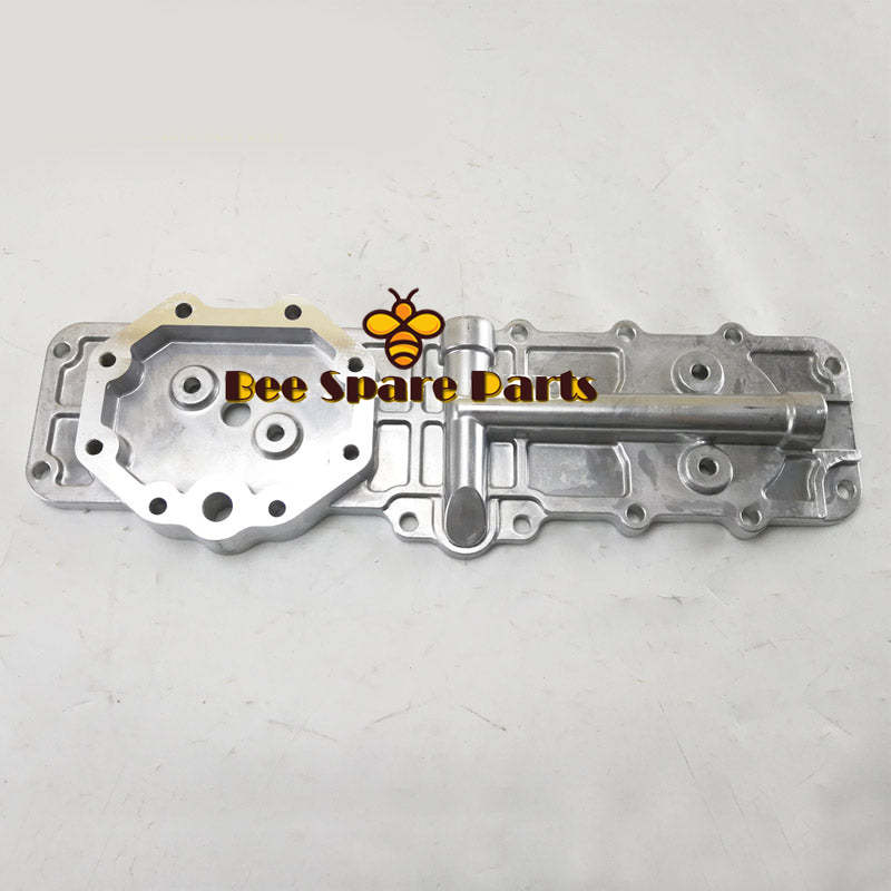 Diesel Engine S4K S4KT Oil Cooler Cover With Seat