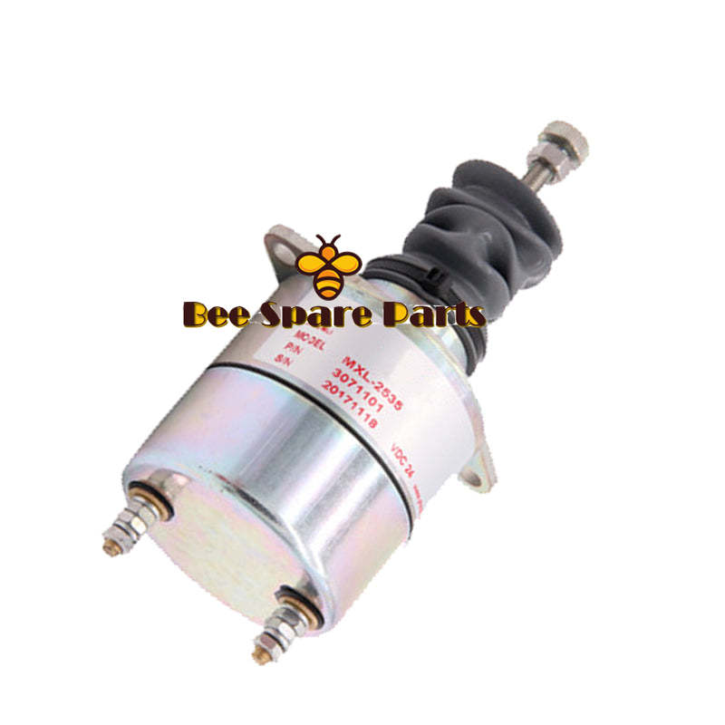 24V Fuel Shut Down Solenoid Valve SA-1637-24 307-1101 Compatible with Excavator Disel Engine Parts