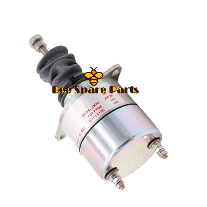 24V Fuel Shut Down Solenoid Valve SA-1637-24 307-1101 Compatible with Excavator Disel Engine Parts