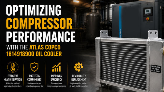 Optimizing Compressor Performance with the Atlas Copco 1614918900 Oil Cooler