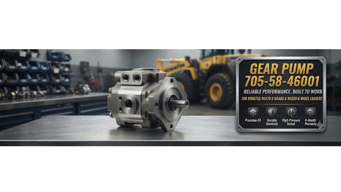 How to Replace a 705-58-46001 Hydraulic Pump and Restore WA600 Performance