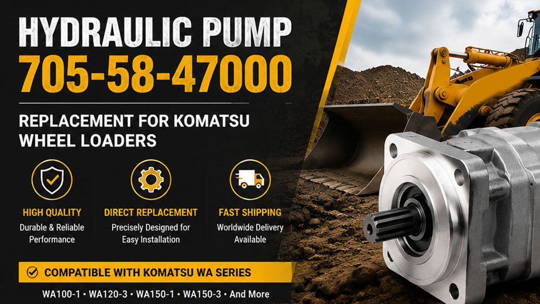 Hydraulic Pump 705-58-47000 Replacement Guide for Komatsu WA Wheel Loaders