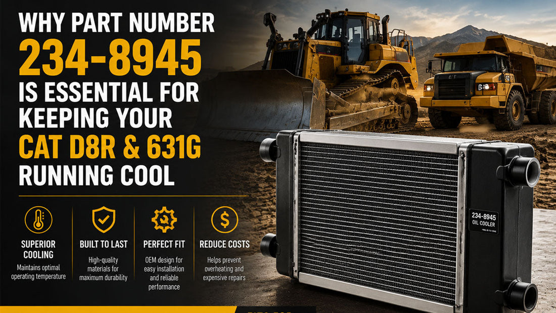 Why Part Number 234-8945 Is Essential for Keeping Your CAT D8R & 631G Running Cool