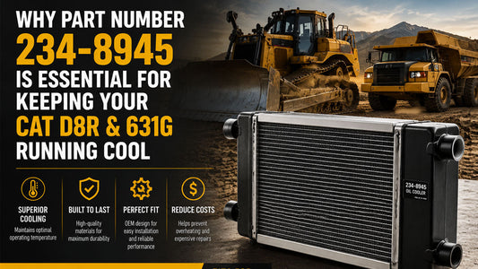 Why Part Number 234-8945 Is Essential for Keeping Your CAT D8R & 631G Running Cool