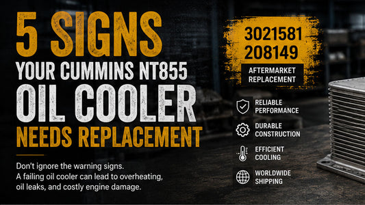 5 Signs Your Cummins NT855 Oil Cooler Needs Replacement