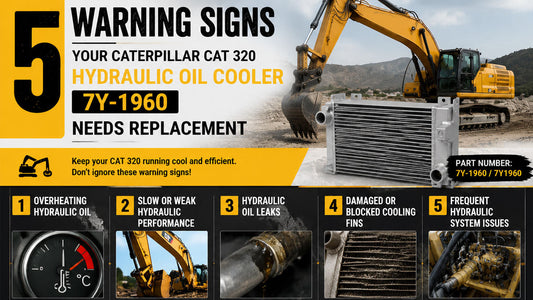 5 Warning Signs Your Caterpillar CAT 320 Hydraulic Oil Cooler 7Y-1960 Needs Replacement