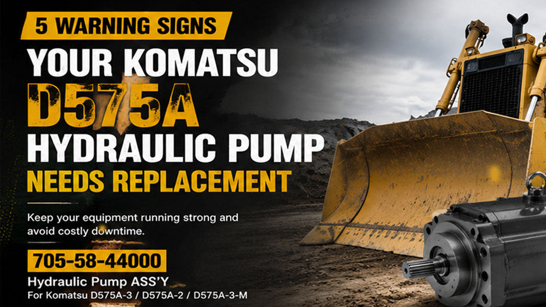5 Warning Signs Your Komatsu D575A Hydraulic Pump Needs Replacement