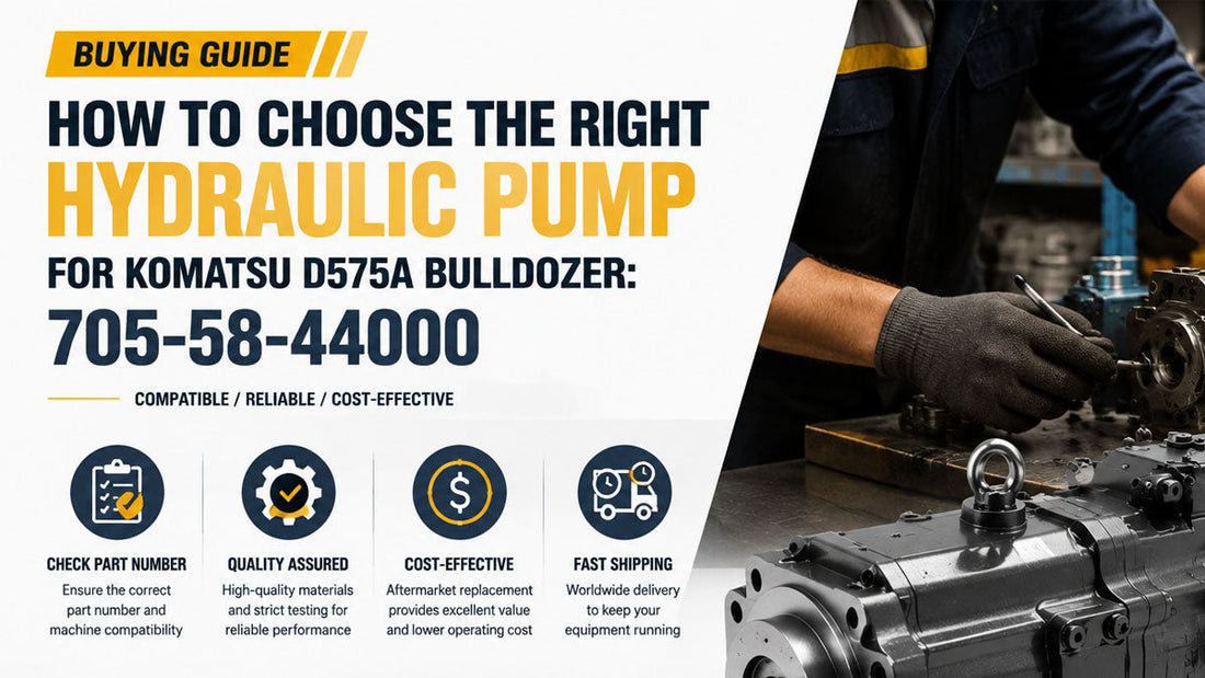 How to Choose the Right Hydraulic Pump for Komatsu D575A Bulldozer: 705-58-44000 Buying Guide
