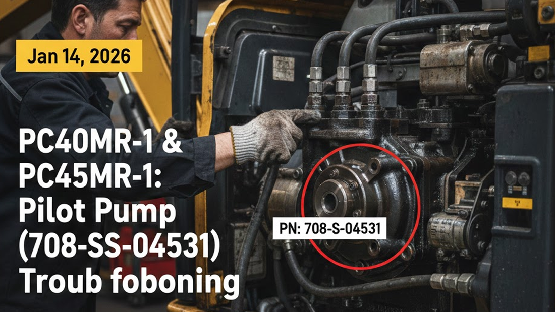 Komatsu PC40MR-1 Control Issues? Understanding the 708-3S-04531 Pilot Pump