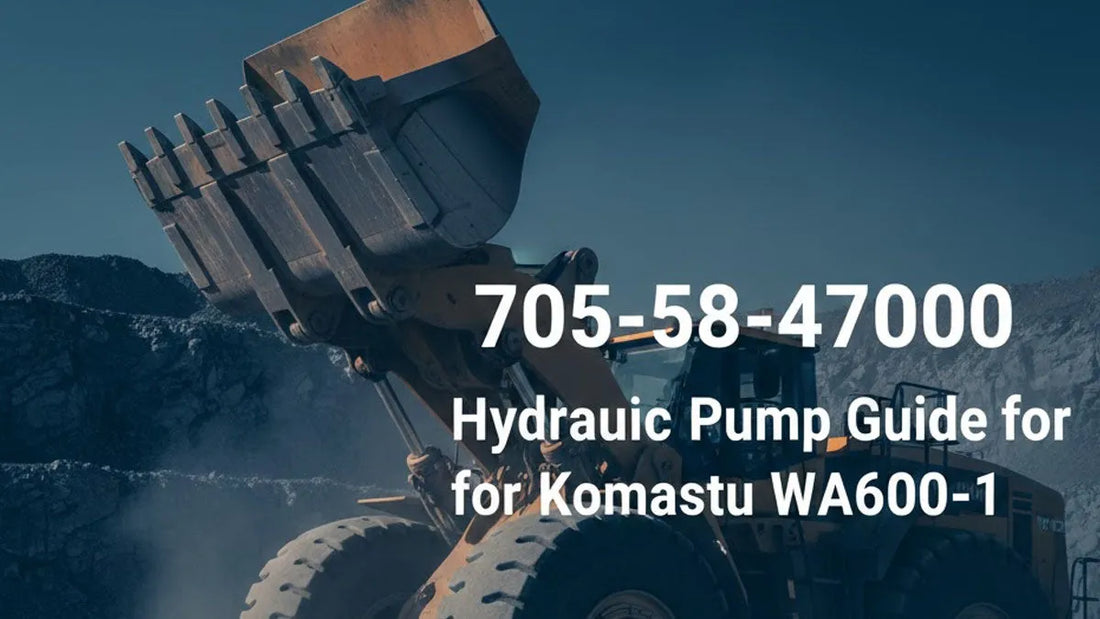 705-58-47000: Restoring Hydraulic Power to Your Komatsu WA600-1 Wheel Loader