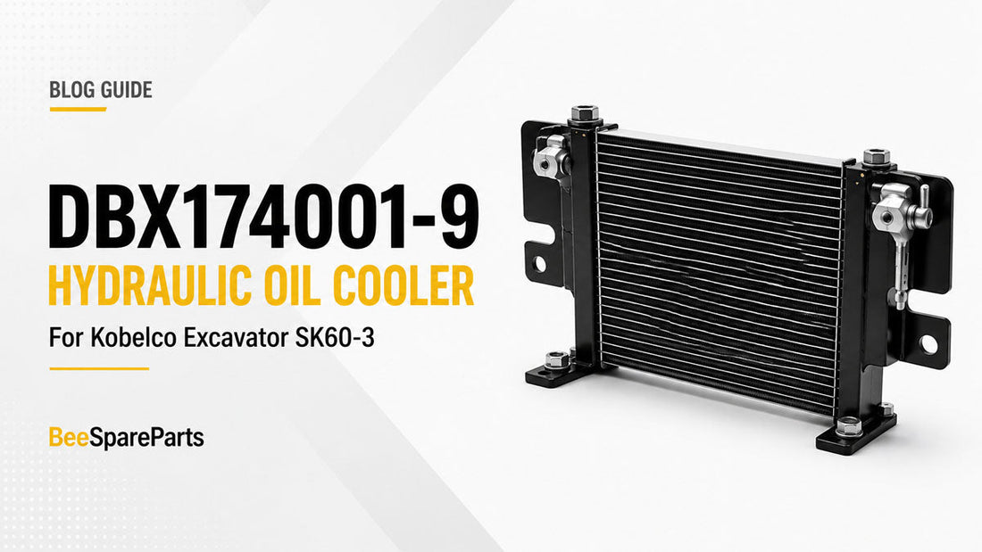 DBX174001-9 Hydraulic Oil Cooler for Kobelco SK60-3 Excavator – Reliable Aftermarket Replacement