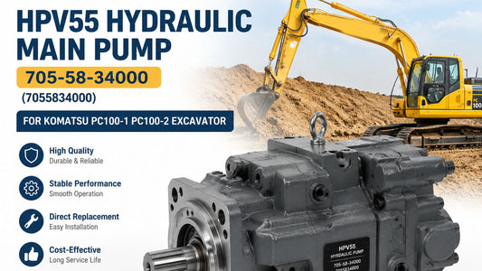 HPV55 Hydraulic Main Pump 705-58-34000 for Komatsu PC100-1 PC100-2 Excavator