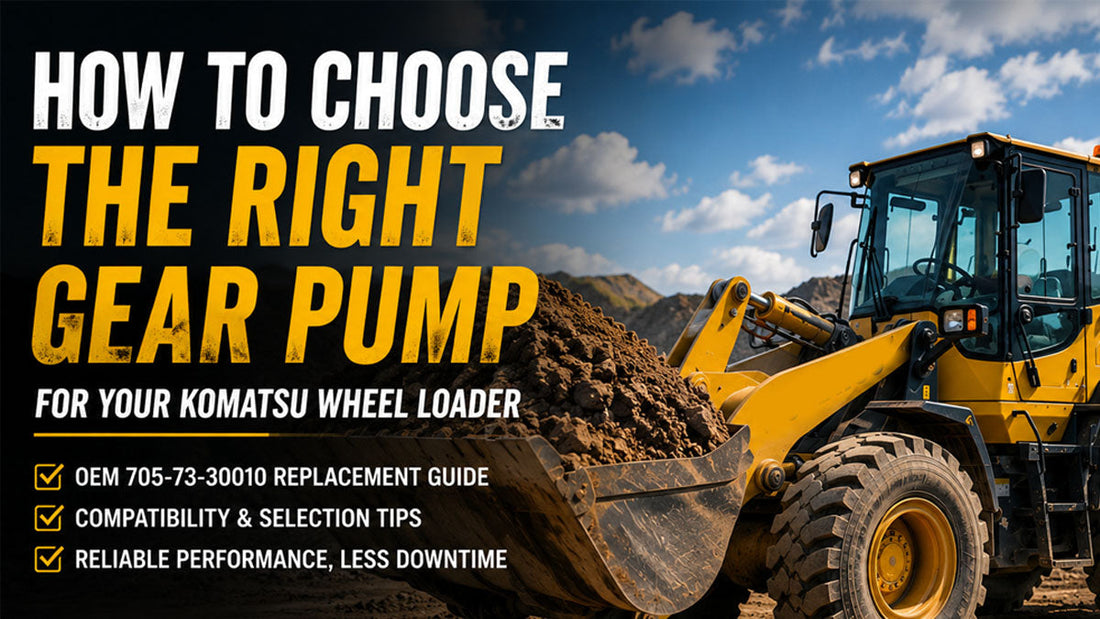 How to Choose the Right Gear Pump for Your Komatsu Wheel Loader