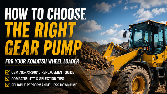 How to Choose the Right Gear Pump for Your Komatsu Wheel Loader