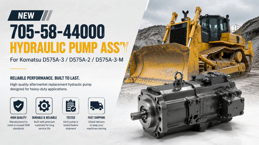 How to Replace the 705-58-44000 Hydraulic Pump for Komatsu D575A Bulldozer