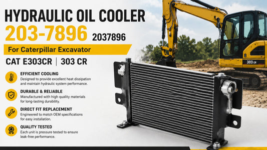 Hydraulic Oil Cooler 203-7896 for CAT E303CR & 303 CR Excavators – Reliable Cooling Performance