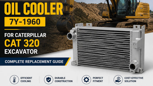 Hydraulic Oil Cooler 7Y-1960 for Caterpillar CAT 320 Excavator: Complete Replacement Guide