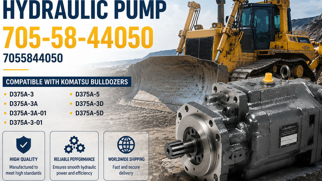 Hydraulic Pump 705-58-44050 for Komatsu D375A Bulldozer – Reliable Replacement Solution