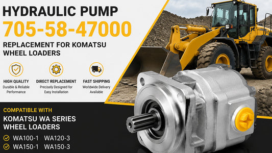 How to Choose the Right Hydraulic Pump for Komatsu WA Series Wheel Loaders