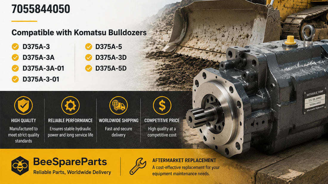 When Should You Replace Hydraulic Pump 705-58-44050 on Komatsu D375A Bulldozers?