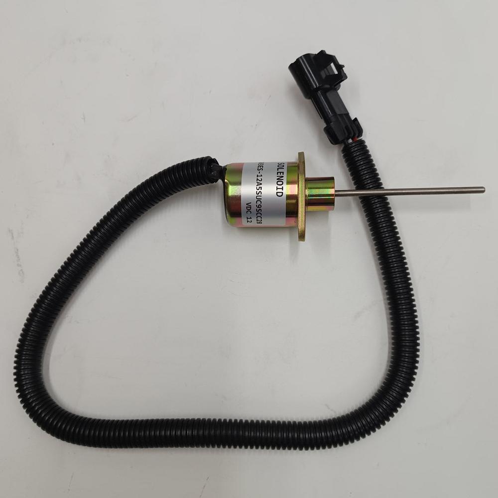 1503ES-12A5SUC9SCC28 12V Fuel Flameout Solenoid Valve 25-38109-05S for Kubota-Replacement Aftermarket Parts