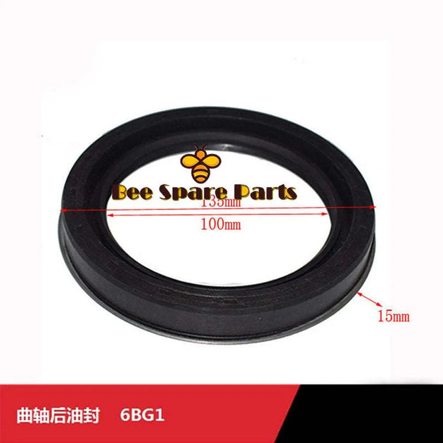 1-09625-439-1 Crankshaft Oil Seal for JCB JS240LC JS200 JS220 JS240 JS200LC-BeeSpareParts