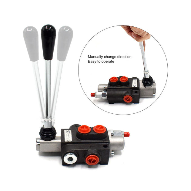 1 Spool Monoblock Hydraulic Directional Control Valve Adjustable Pressure 11 GPM-BeeSpareParts