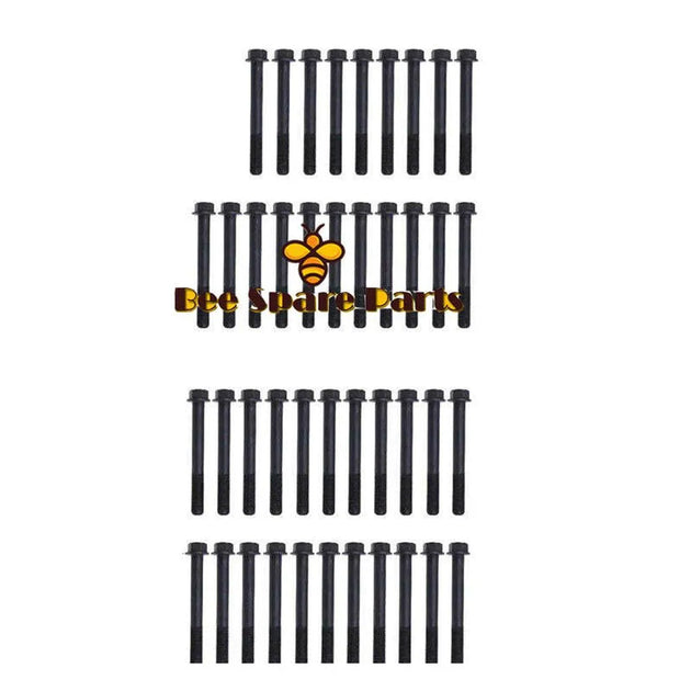 1 SET CYLINDER HEAD BOLT FOR KOMATSU ENGINE 6D125-BeeSpareParts