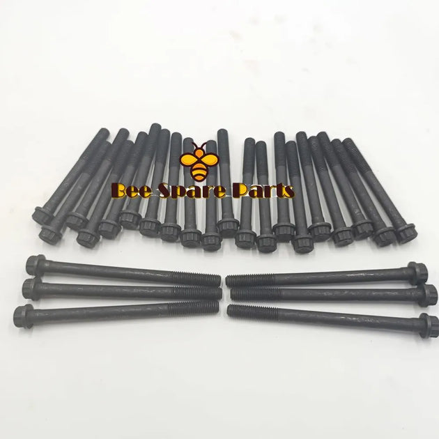 1 SET CYLINDER HEAD BOLT FOR MITSUBISHI ENGINE 6D14 6D14T 6D15 6D16 6D16T-BeeSpareParts