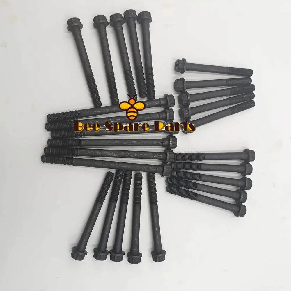 1 SET CYLINDER HEAD BOLT FOR MITSUBISHI ENGINE 6D14 6D14T 6D15 6D16 6D16T-BeeSpareParts