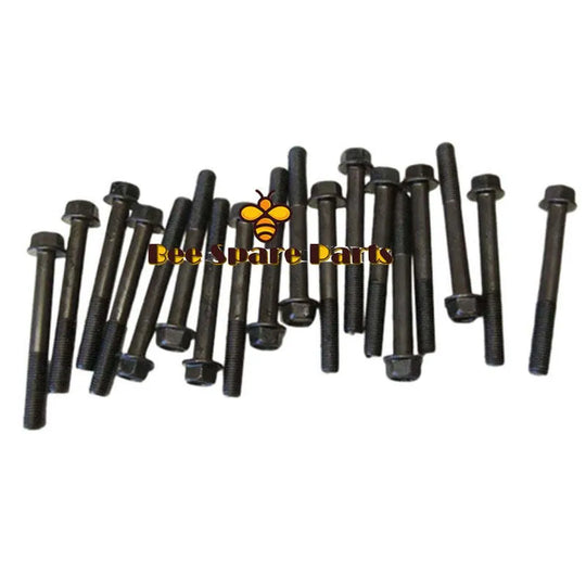 1 SET CYLINDER HEAD BOLT FOR YANMAR 4TNE94 4TNV94 KOMATSU 4D94E 4D94LE ENGINE-BeeSpareParts