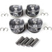 1 Set PISTON 2740300900 2740300117 A2740301617 INNER COOLING for MERCEDES BENZ E300 Glc300 Slc300 Sprinter van Slk300 M274 2.0L-BeeSpareParts