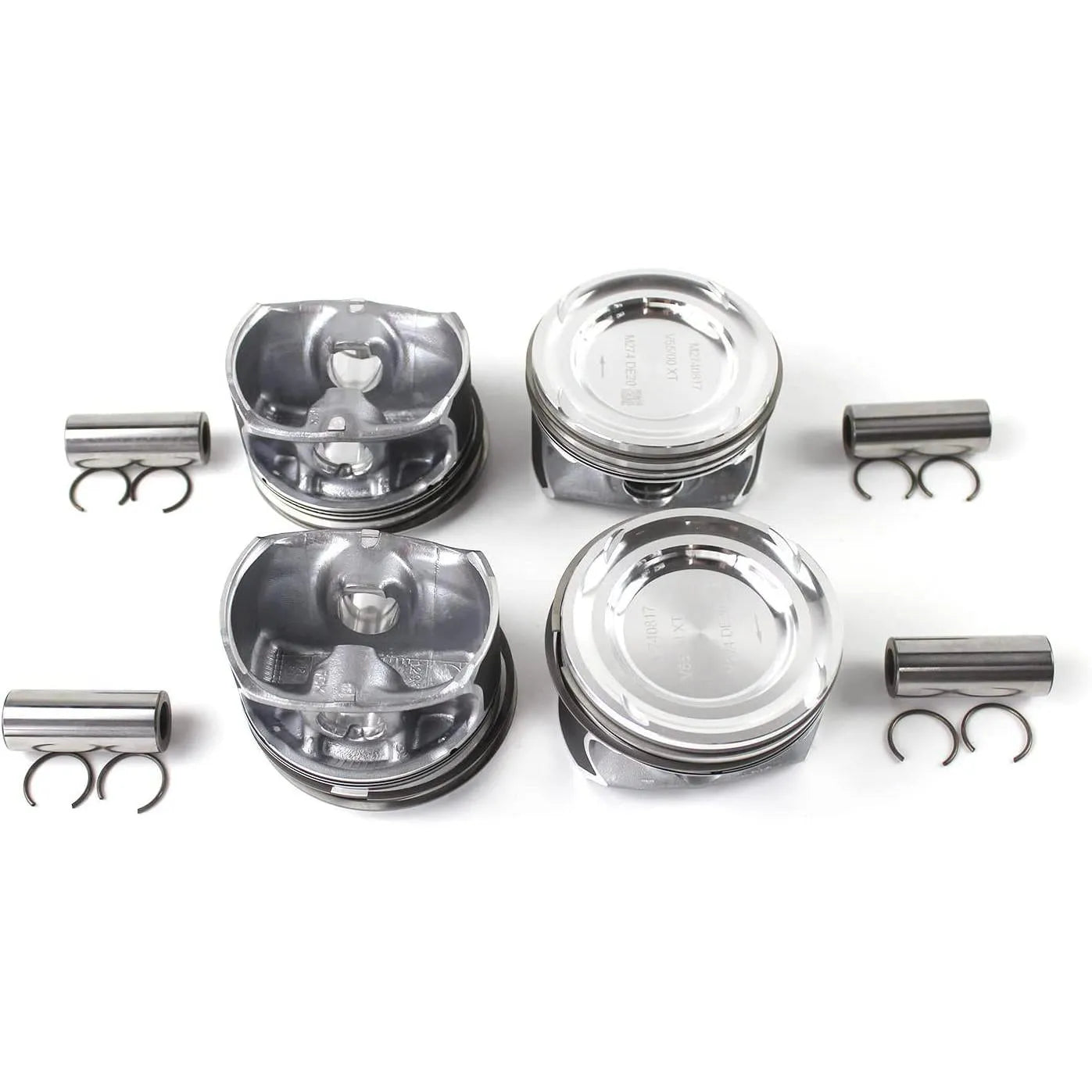 1 Set PISTON 2740300900 2740300117 A2740301617 INNER COOLING for MERCEDES BENZ E300 Glc300 Slc300 Sprinter van Slk300 M274 2.0L-BeeSpareParts