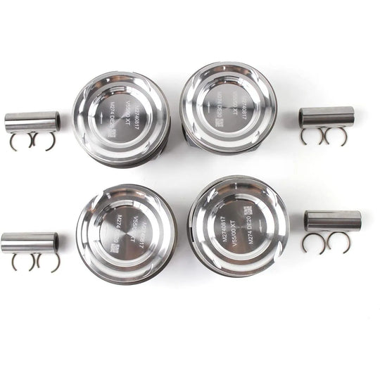 1 Set PISTON 2740300900 2740300117 A2740301617 INNER COOLING for MERCEDES BENZ E300 Glc300 Slc300 Sprinter van Slk300 M274 2.0L-BeeSpareParts