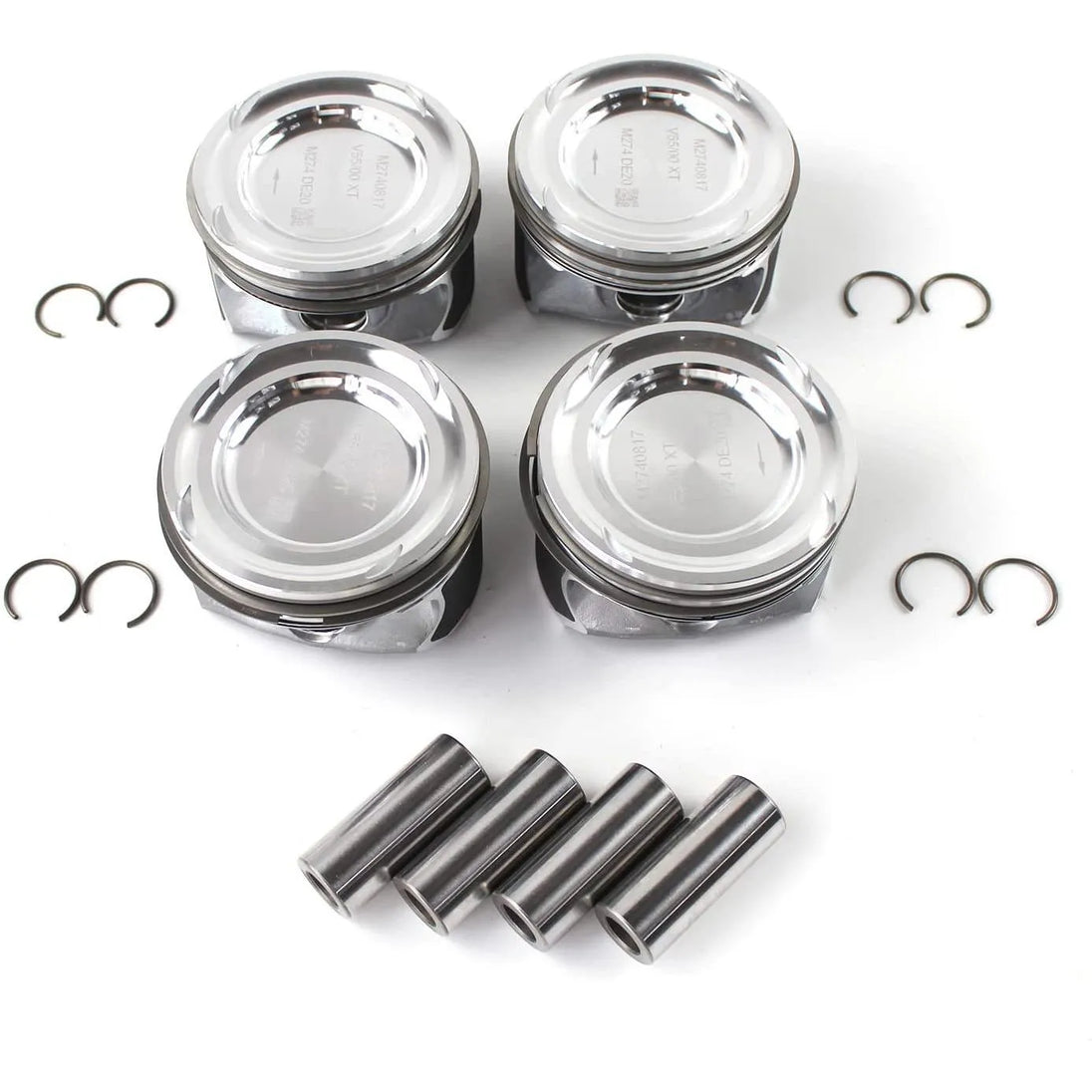 1 Set PISTON 2740300900 2740300117 A2740301617 INNER COOLING for MERCEDES BENZ E300 Glc300 Slc300 Sprinter van Slk300 M274 2.0L-BeeSpareParts