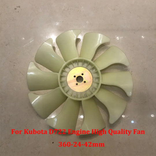 High Quality 10 Blades Fan For Kubota D722 Engine 16219-74110-Replacement Aftermarket Parts