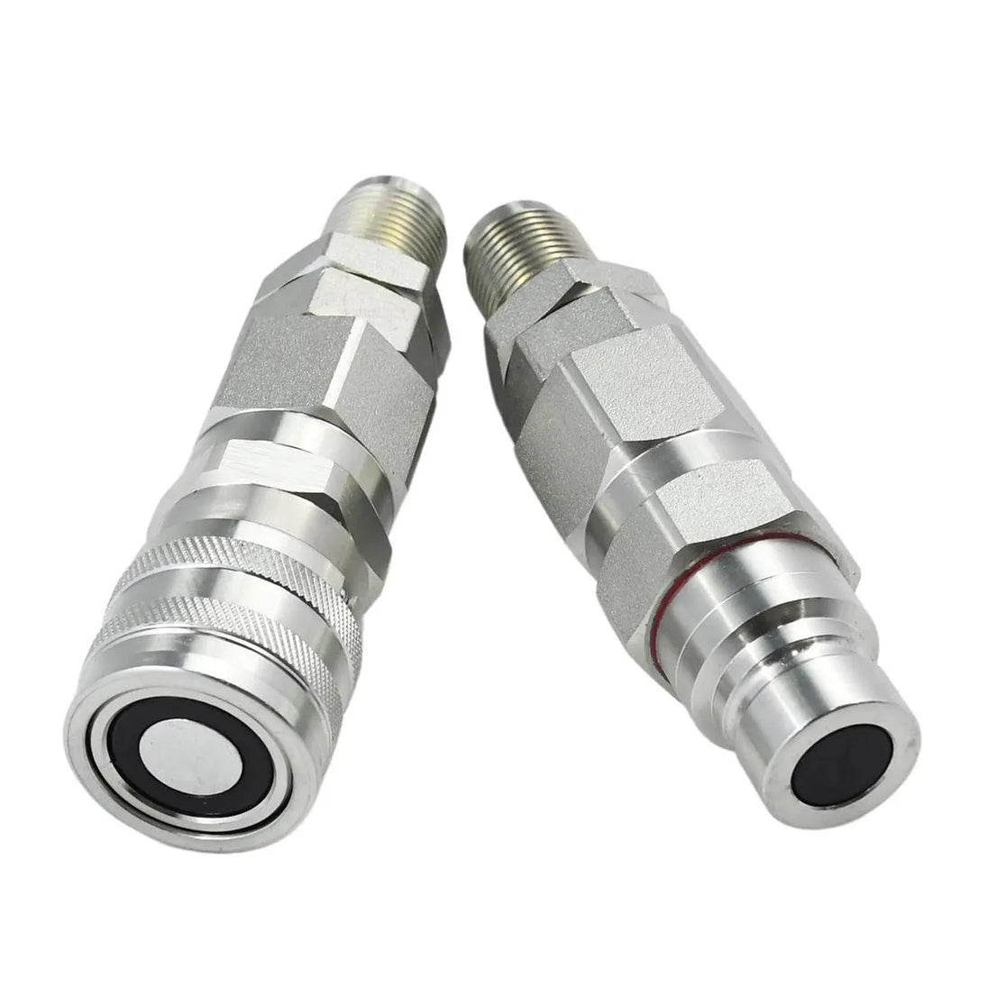 #10 JIC Thread 1/2" Flat Face Quick Connect Coupler Set For Bobcat Case GEHL NH-BeeSpareParts