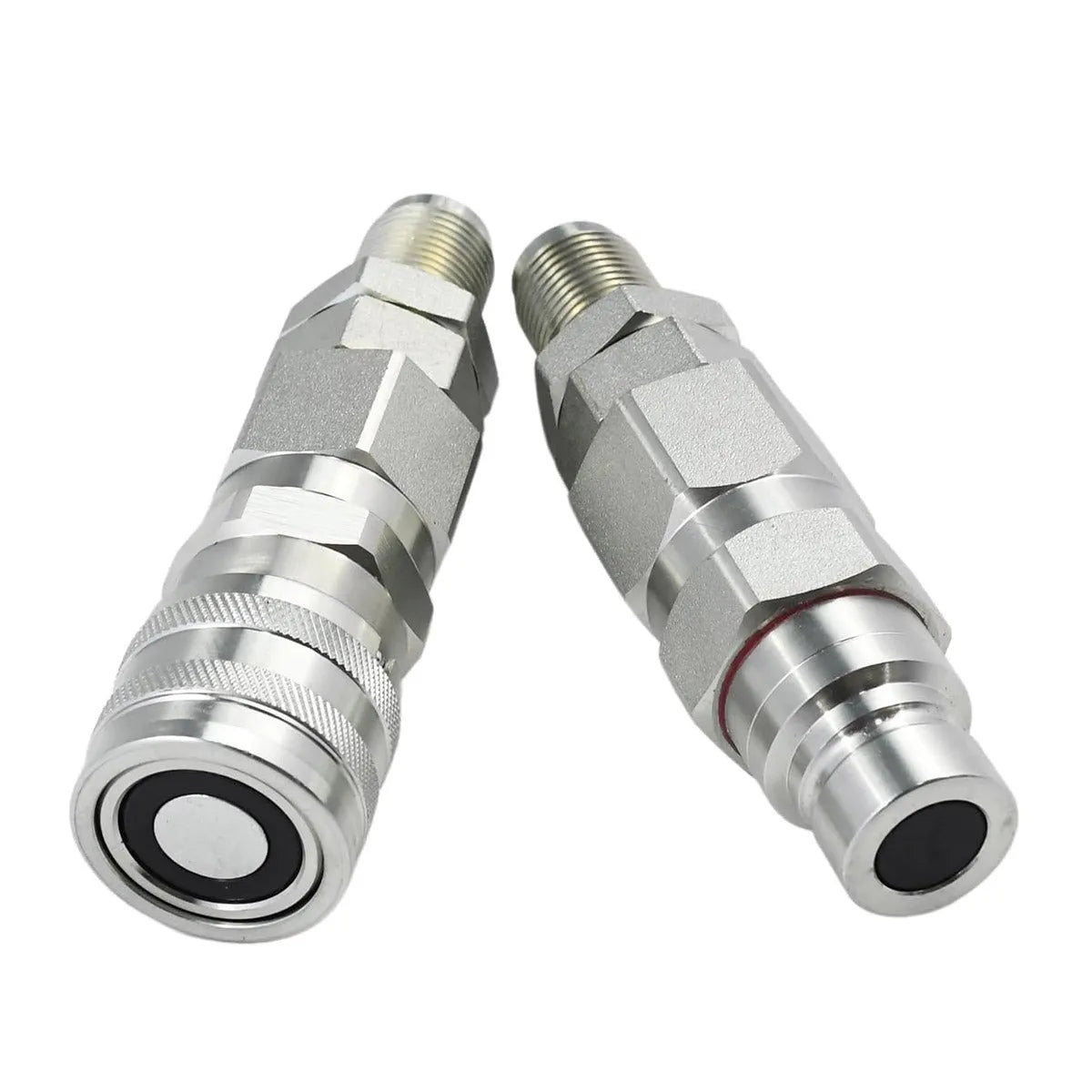 #10 JIC Thread 1/2" Flat Face Quick Connect Coupler Set For Bobcat Case GEHL NH-BeeSpareParts