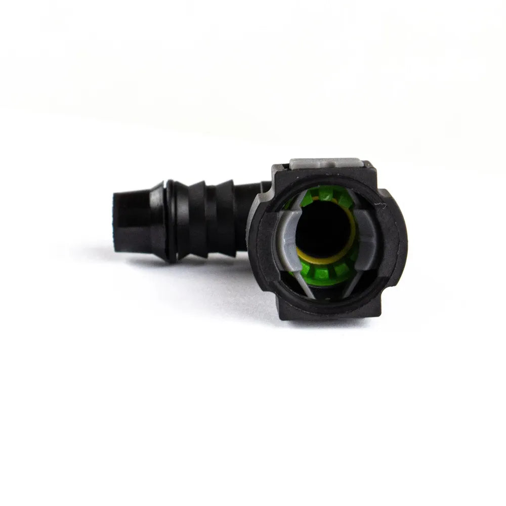 100pcs 9.89 ID 6 Curved Fuel Line Quick Connector Auto Parts Pipe Fittings Fuel Gasoline Filter Fitting Fuel Quick Connector-BeeSpareParts
