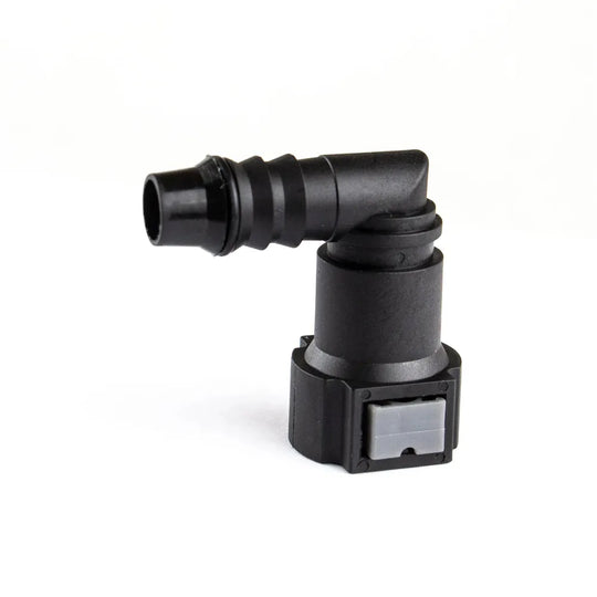 100pcs 9.89 ID 6 Curved Fuel Line Quick Connector Auto Parts Pipe Fittings Fuel Gasoline Filter Fitting Fuel Quick Connector-BeeSpareParts