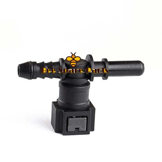 100pcs T-Type Coupling Fuel Quick Connector 7.89 ID6 T-Union Plastic Pipe Injector For Car Plastic Pipe-BeeSpareParts