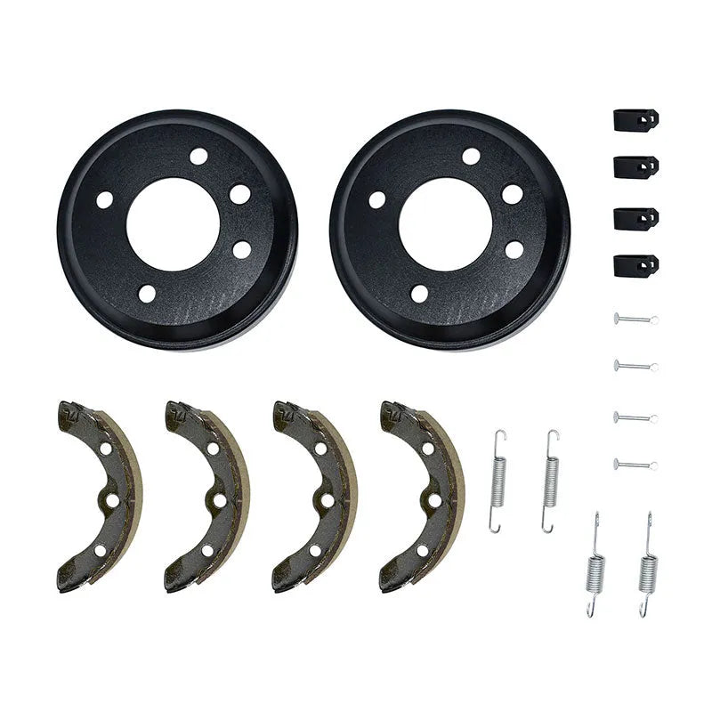 101146302 Golf Cart Brake Shoes 101816301 Brake Shoes Spring Kit 1011137 Rear Wheel Brake Drum Compatible With Club Car DS-BeeSpareParts